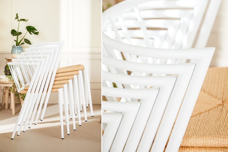 Ruokatuoli Winston - Valkoinen - Huonekalut - Tuoli & nojatuoli - Meikkituoli