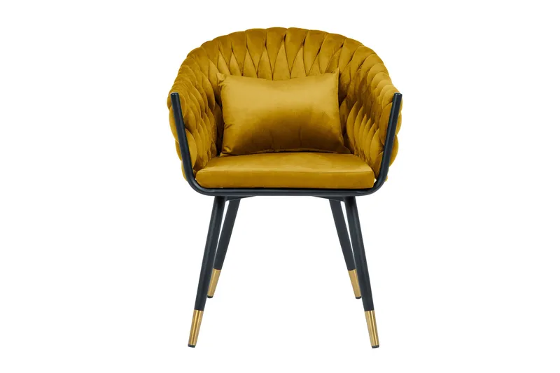 Tuoli Flora Kullankeltainen - Huonekalut - Tuoli & nojatuoli - Meikkituoli