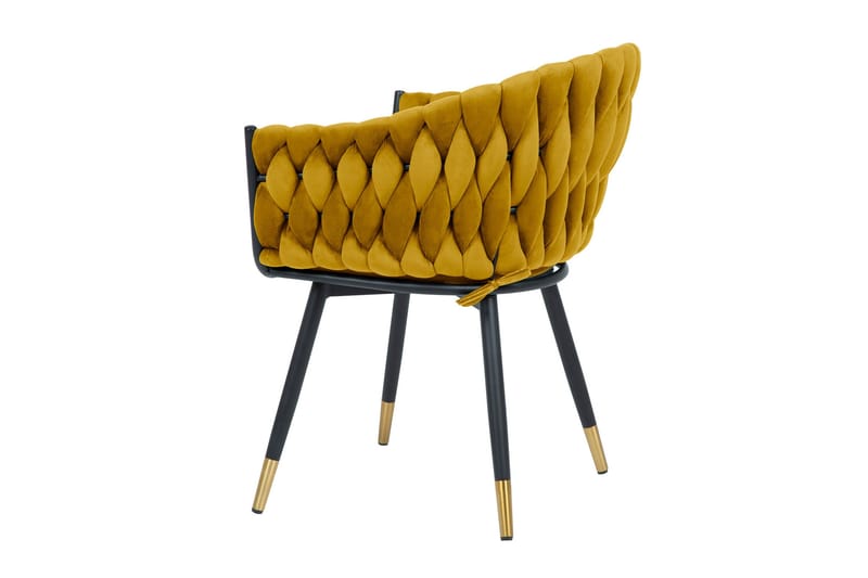 Tuoli Flora Kullankeltainen - Huonekalut - Tuoli & nojatuoli - Meikkituoli