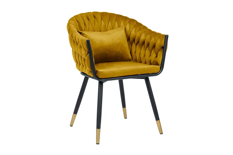 Tuoli Flora Kullankeltainen, undefined