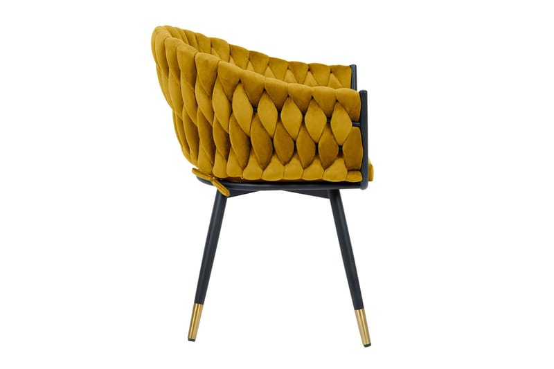 Tuoli Flora Kullankeltainen - Huonekalut - Tuoli & nojatuoli - Meikkituoli