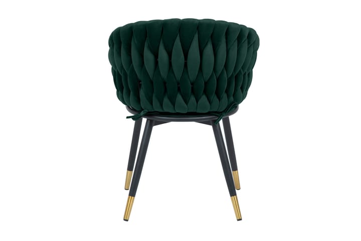 Tuoli Flora Tummanvihreä - Ruokapöydän tuolit - Meikkituoli - Käsinojallinen tuoli