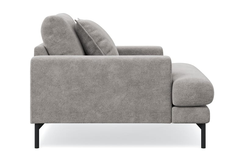 Menard Premium nojatuoli chenillestä - Harmaa/ruskea - Huonekalut - Tuoli & nojatuoli - Nojatuoli & lepotuoli