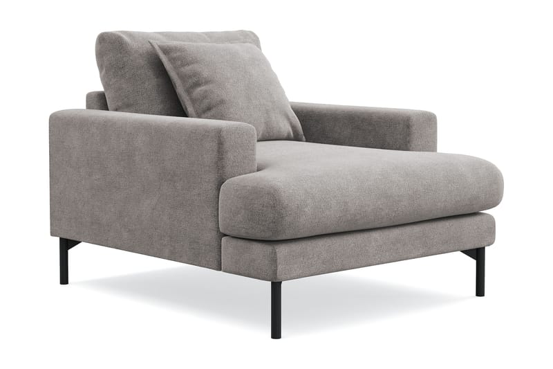 Menard Premium nojatuoli chenillestä - Harmaa/ruskea - Huonekalut - Tuoli & nojatuoli - Nojatuoli & lepotuoli