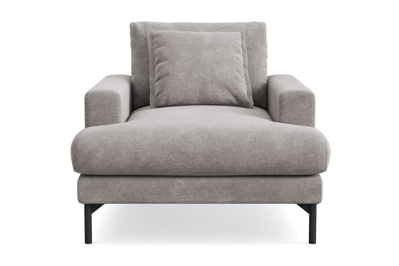 Menard Premium nojatuoli chenillestä - Harmaa/ruskea - Huonekalut - Tuoli & nojatuoli - Nojatuoli & lepotuoli