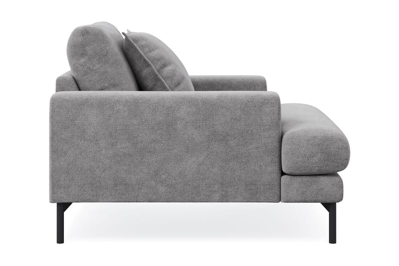 Menard Premium nojatuoli chenillestä - Harmaa - Huonekalut - Tuoli & nojatuoli - Nojatuoli & lepotuoli