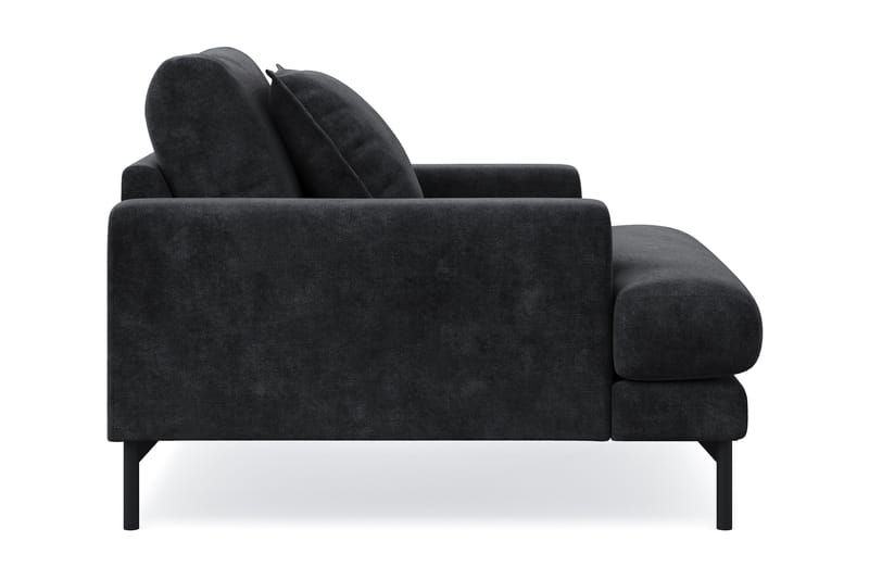 Menard Premium nojatuoli chenillestä - Musta - Huonekalut - Tuoli & nojatuoli - Nojatuoli & lepotuoli