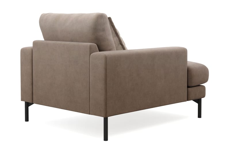 Menard Premium -nojatuoli kankaasta - Ruskea - Huonekalut - Tuoli & nojatuoli - Nojatuoli & lepotuoli