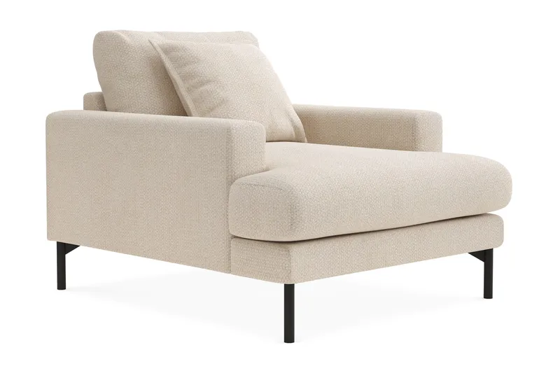 Menard Premium Nojatuoli Chenillellä - Vaalea beige - Huonekalut - Tuoli & nojatuoli - Nojatuoli & lepotuoli