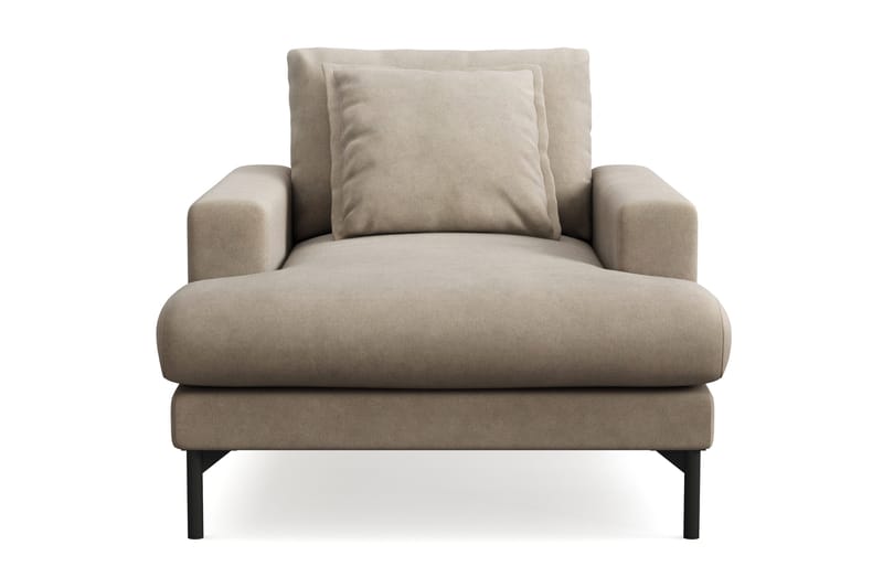 Menard Premium -nojatuoli kankaasta - Ruskea - Huonekalut - Tuoli & nojatuoli - Nojatuoli & lepotuoli