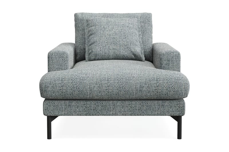 Menard Premium Nojatuoli Chenillellä - Harmaa/Sininen - Huonekalut - Tuoli & nojatuoli - Nojatuoli & lepotuoli