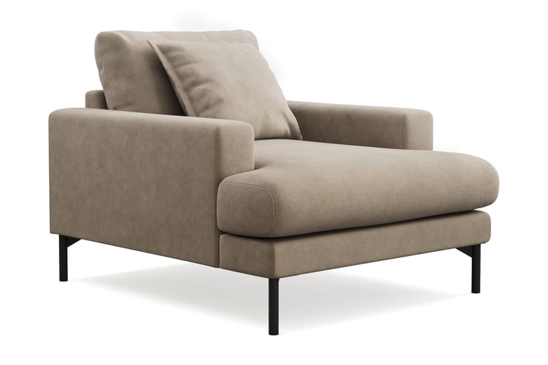 Menard Premium -nojatuoli kankaasta - Ruskea - Huonekalut - Tuoli & nojatuoli - Nojatuoli & lepotuoli