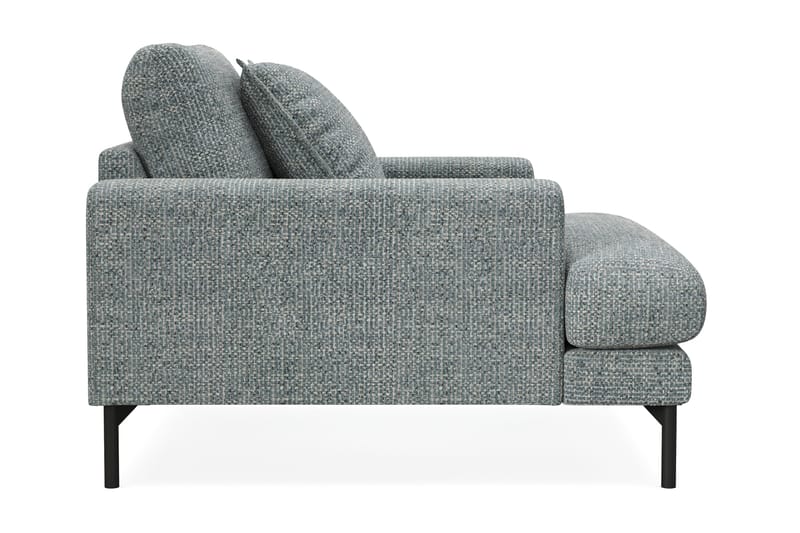 Menard Premium Nojatuoli Chenillellä - Harmaa/Sininen - Huonekalut - Tuoli & nojatuoli - Nojatuoli & lepotuoli