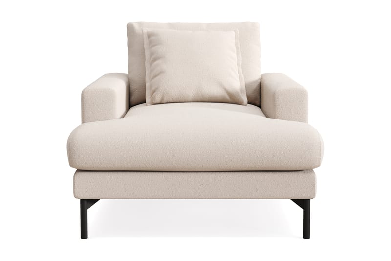 Menard Premium Nojatuoli Bouclélla - Vaalea beige - Huonekalut - Tuoli & nojatuoli - Nojatuoli & lepotuoli
