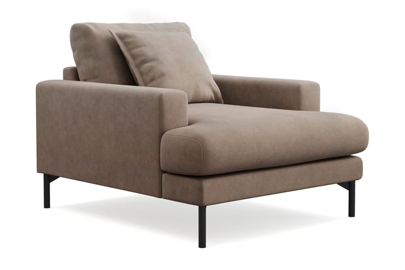 Menard Premium -nojatuoli kankaasta - Ruskea - Huonekalut - Tuoli & nojatuoli - Nojatuoli & lepotuoli