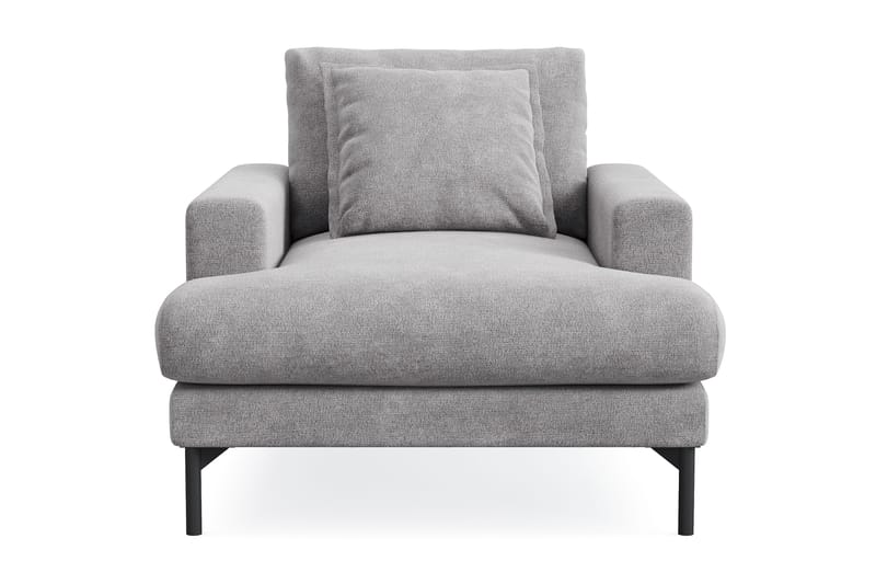 Menard Premium nojatuoli chenillestä - Harmaa - Huonekalut - Tuoli & nojatuoli - Nojatuoli & lepotuoli