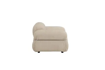 Mika Retro nojatuoli kankaasta - Beige - Huonekalut - Tuoli & nojatuoli - Nojatuoli & lepotuoli