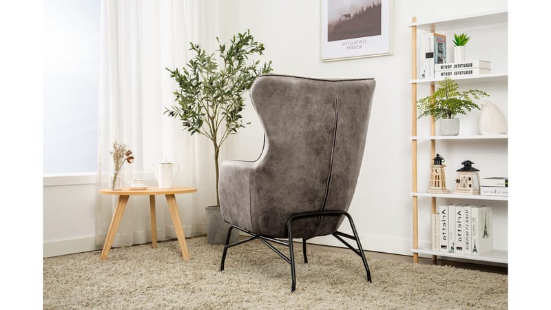 Morvella-nojatuoli - Harmaa - Huonekalut - Tuoli & nojatuoli - Nojatuoli & lepotuoli