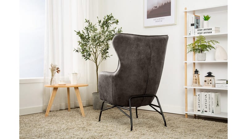 Morvella-nojatuoli - Tummanharmaa - Huonekalut - Tuoli & nojatuoli - Nojatuoli & lepotuoli