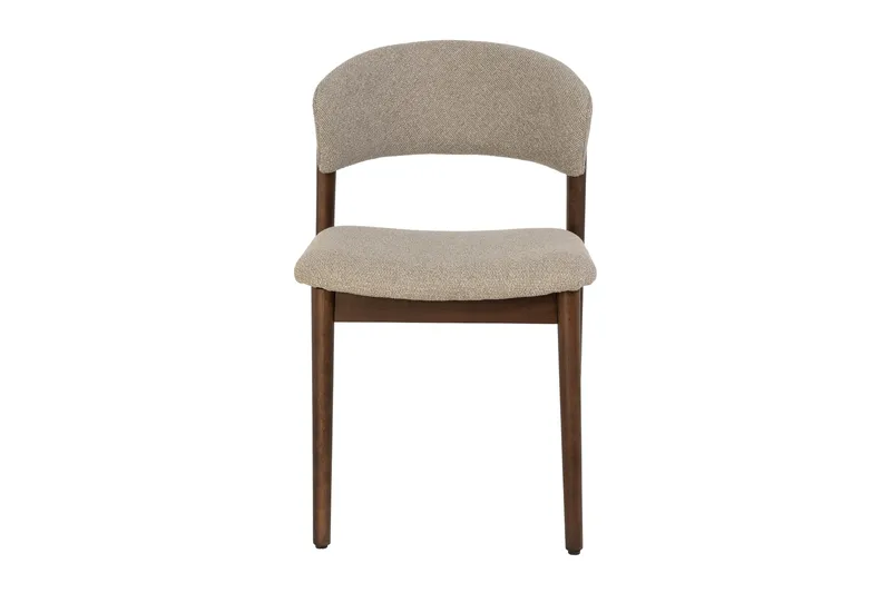 Nala Ruokatuoli Puuta Kangasistuimella - Greige - Huonekalut - Tuoli & nojatuoli - Ruokapöydän tuolit