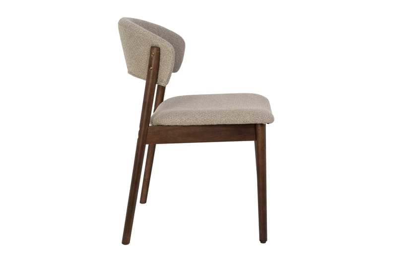 Nala Ruokatuoli Puuta Kangasistuimella - Greige - Huonekalut - Tuoli & nojatuoli - Ruokapöydän tuolit