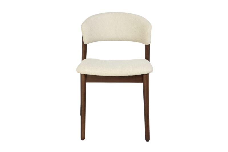 Nala-puuruokatuoli kangasistuimella - Pähkinäpuu/beige - Huonekalut - Tuoli & nojatuoli - Ruokapöydän tuolit