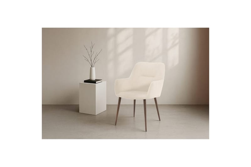 Night Nojatuoli - Beige - Huonekalut - Tuoli & nojatuoli - Ruokapöydän tuolit