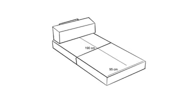 1-istuttava sohva Atelier Del Sofa Comfort Rest - Antrasiitti - Huonekalut - Tuoli & nojatuoli - Nojatuoli & lepotuoli - Vuodetuoli