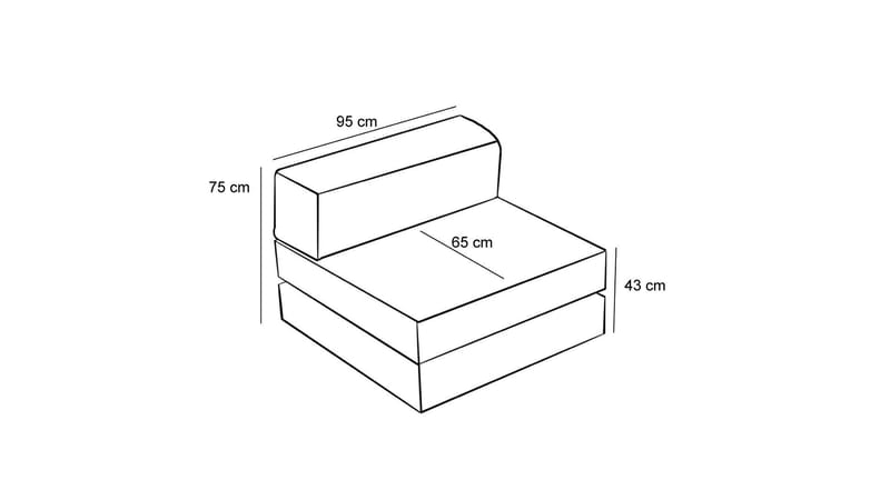 1-istuttava sohva Atelier Del Sofa Comfort Rest - Huonekalut - Tuoli & nojatuoli - Nojatuoli & lepotuoli - Vuodetuoli
