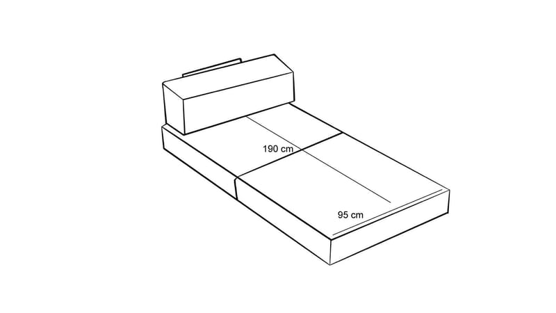 1-istuttava sohva Atelier Del Sofa Comfort Rest - Huonekalut - Tuoli & nojatuoli - Nojatuoli & lepotuoli - Vuodetuoli