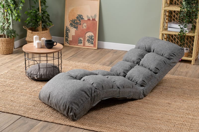 1-istuttava vuodesohva Atelier Del Sofa Fuwa Single (60 x 50 x 60 cm) Vaaleanharmaa - Vaaleanharmaa - Huonekalut - Tuoli & nojatuoli - Nojatuoli & lepotuoli - Vuodetuoli