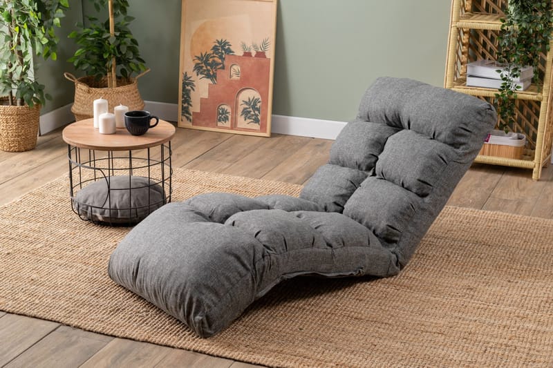 1-istuttava vuodesohva Atelier Del Sofa Fuwa Single (60 x 50 x 60 cm) Vaaleanharmaa - Vaaleanharmaa - Huonekalut - Tuoli & nojatuoli - Nojatuoli & lepotuoli - Vuodetuoli