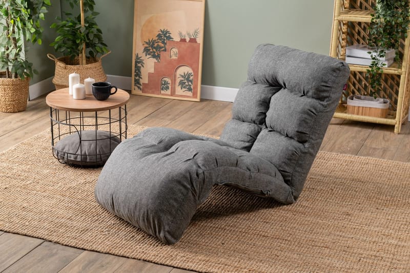 1-istuttava vuodesohva Atelier Del Sofa Fuwa Single (60 x 50 x 60 cm) Vaaleanharmaa - Vaaleanharmaa - Huonekalut - Tuoli & nojatuoli - Nojatuoli & lepotuoli - Vuodetuoli