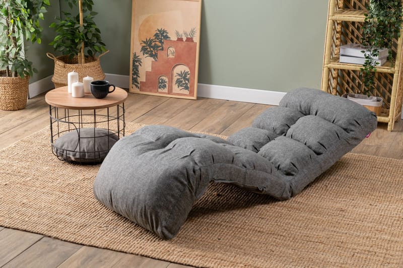 1-istuttava vuodesohva Atelier Del Sofa Fuwa Single (60 x 50 x 60 cm) Vaaleanharmaa - Vaaleanharmaa - Huonekalut - Tuoli & nojatuoli - Nojatuoli & lepotuoli - Vuodetuoli
