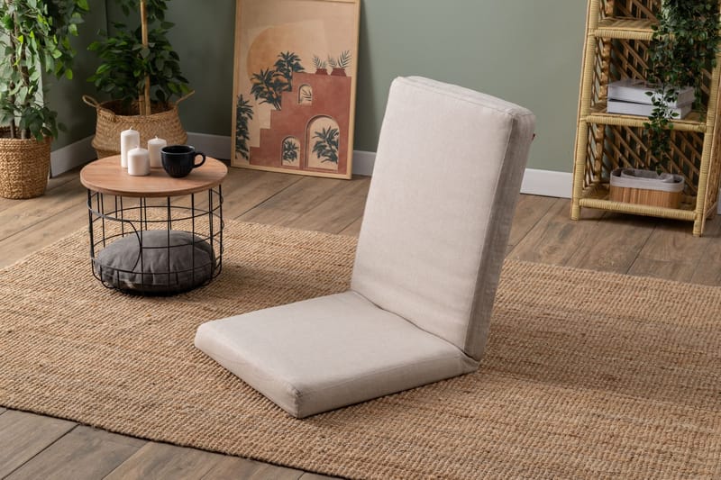 1-istuttava vuodesohva Atelier Del Sofa Tera Single (55 x 65 x 60 cm) Kermanvärinen - Huonekalut - Tuoli & nojatuoli - Nojatuoli & lepotuoli - Vuodetuoli