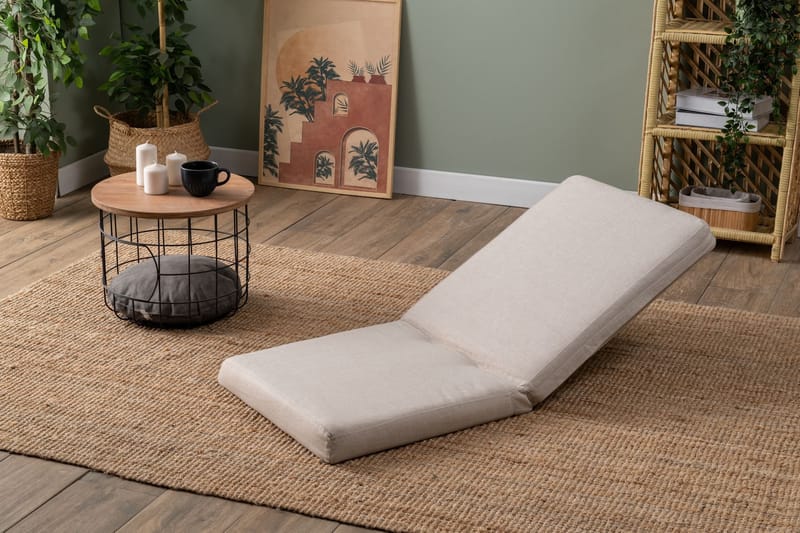 1-istuttava vuodesohva Atelier Del Sofa Tera Single (55 x 65 x 60 cm) Kermanvärinen - Huonekalut - Tuoli & nojatuoli - Nojatuoli & lepotuoli - Vuodetuoli