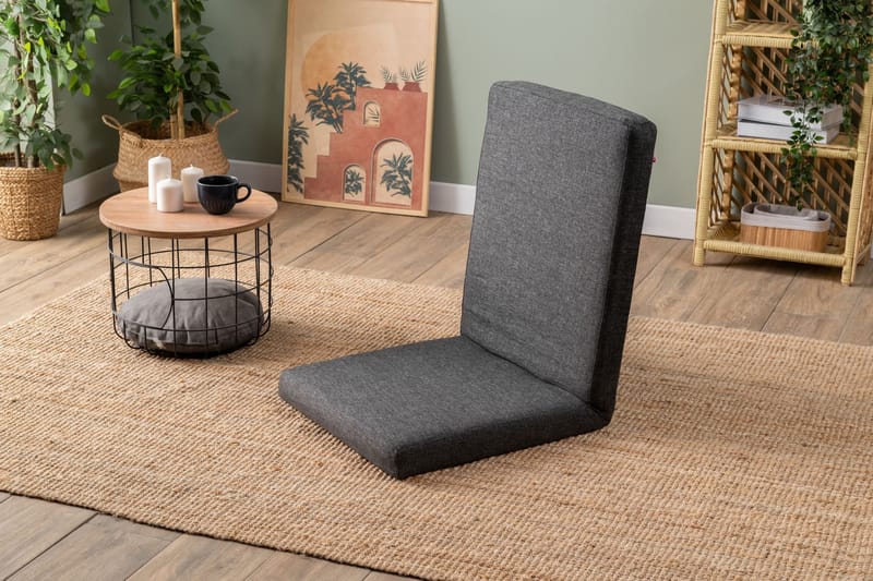 1-istuttava vuodesohva Atelier Del Sofa Tera Single (55 x 65 x 60 cm) Tummanharmaa - Tummanharmaa - Huonekalut - Tuoli & nojatuoli - Nojatuoli & lepotuoli - Vuodetuoli