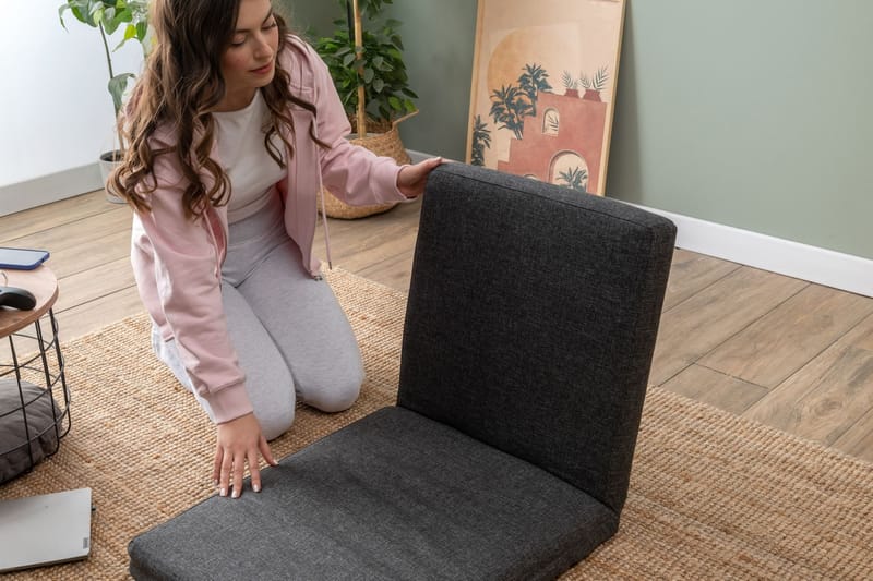 1-istuttava vuodesohva Atelier Del Sofa Tera Single (55 x 65 x 60 cm) Tummanharmaa - Tummanharmaa - Huonekalut - Tuoli & nojatuoli - Nojatuoli & lepotuoli - Vuodetuoli
