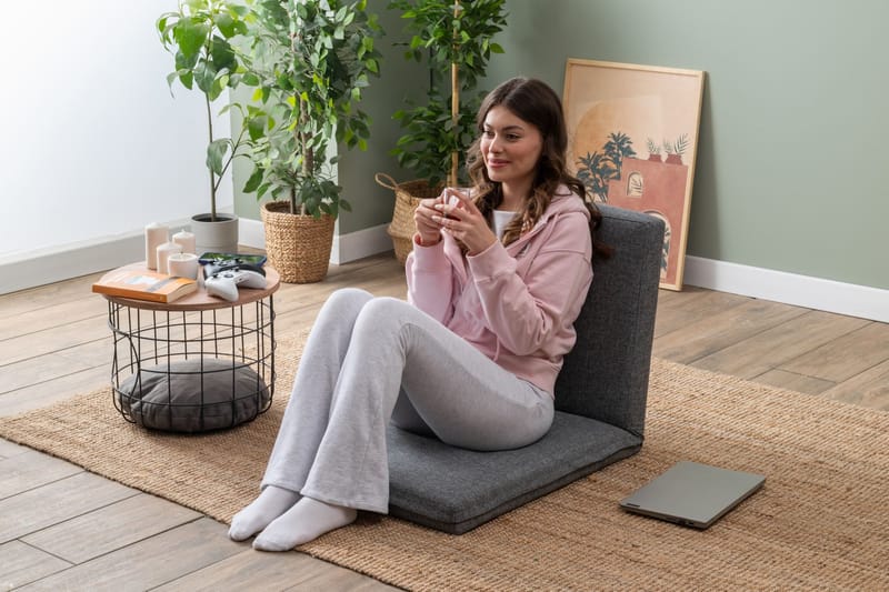 1-istuttava vuodesohva Atelier Del Sofa Tera Single (55 x 65 x 60 cm) Vaaleanharmaa - Vaaleanharmaa - Huonekalut - Tuoli & nojatuoli - Nojatuoli & lepotuoli - Vuodetuoli