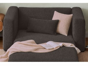 1-istuttava vuodesohva Atelier Del Sofa Wello Single (80 x 70 cm) Antrasiitti - Antrasiitti - Huonekalut - Tuoli & nojatuoli - Nojatuoli & lepotuoli - Vuodetuoli