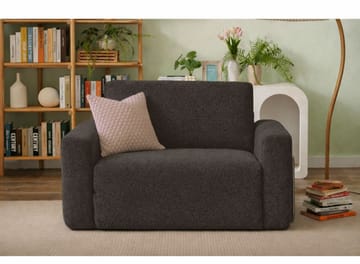 1-istuttava vuodesohva Atelier Del Sofa Wello Single (80 x 70 cm) Antrasiitti - Antrasiitti - Huonekalut - Tuoli & nojatuoli - Nojatuoli & lepotuoli - Vuodetuoli