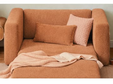 1-istuttava vuodesohva Atelier Del Sofa Wello Single (80 x 70 cm) Oranssi - Huonekalut - Tuoli & nojatuoli - Nojatuoli & lepotuoli - Vuodetuoli