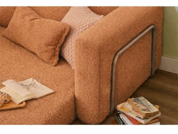 1-istuttava vuodesohva Atelier Del Sofa Wello Single (80 x 70 cm) Oranssi - Huonekalut - Tuoli & nojatuoli - Nojatuoli & lepotuoli - Vuodetuoli
