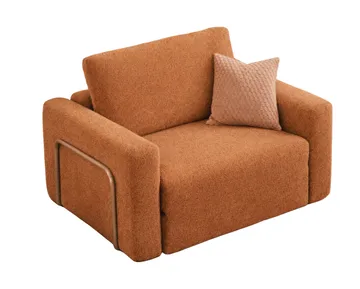1-istuttava vuodesohva Atelier Del Sofa Wello Single (80 x 70 cm) Oranssi