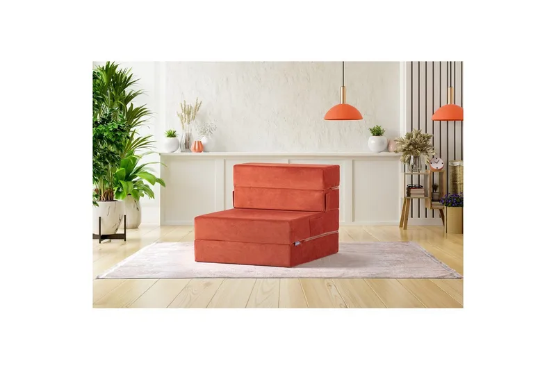 1-istuttava vuodesohva Maroubridgelcrest Oranssi - Oranssi - Huonekalut - Tuoli & nojatuoli - Nojatuoli & lepotuoli - Vuodetuoli