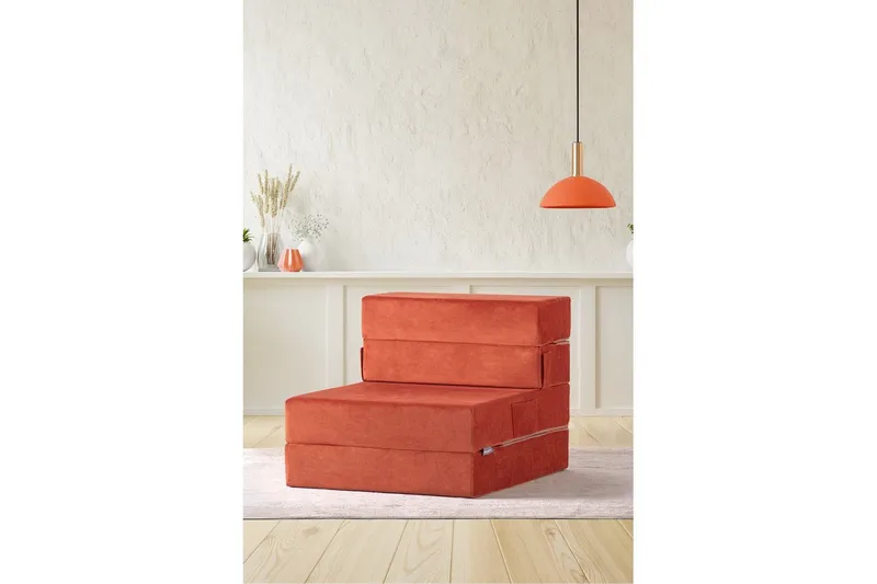 1-istuttava vuodesohva Maroubridgelcrest Oranssi - Oranssi - Huonekalut - Tuoli & nojatuoli - Nojatuoli & lepotuoli - Vuodetuoli