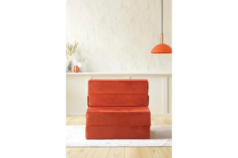 1-istuttava vuodesohva Maroubridgelcrest Oranssi - Oranssi - Huonekalut - Tuoli & nojatuoli - Nojatuoli & lepotuoli - Vuodetuoli