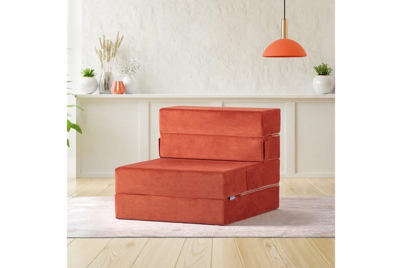 1-istuttava vuodesohva Maroubridgelcrest Oranssi - Oranssi - Huonekalut - Tuoli & nojatuoli - Nojatuoli & lepotuoli - Vuodetuoli