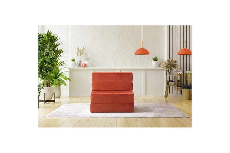 1-istuttava vuodesohva Maroubridgelcrest Oranssi - Oranssi - Huonekalut - Tuoli & nojatuoli - Nojatuoli & lepotuoli - Vuodetuoli