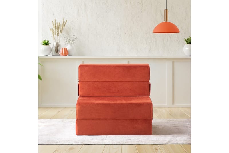 1-istuttava vuodesohva Maroubridgelcrest Oranssi - Oranssi - Huonekalut - Tuoli & nojatuoli - Nojatuoli & lepotuoli - Vuodetuoli